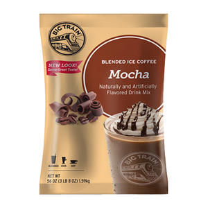 Big Train Mocha Latte Blended Ice Coffee Mix cs 5/3.5 lb