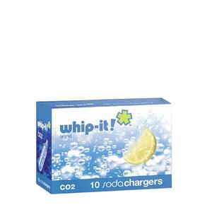 Whip-It! United Brands whip-it! CO2 Soda Siphon Charger pk 10 ct