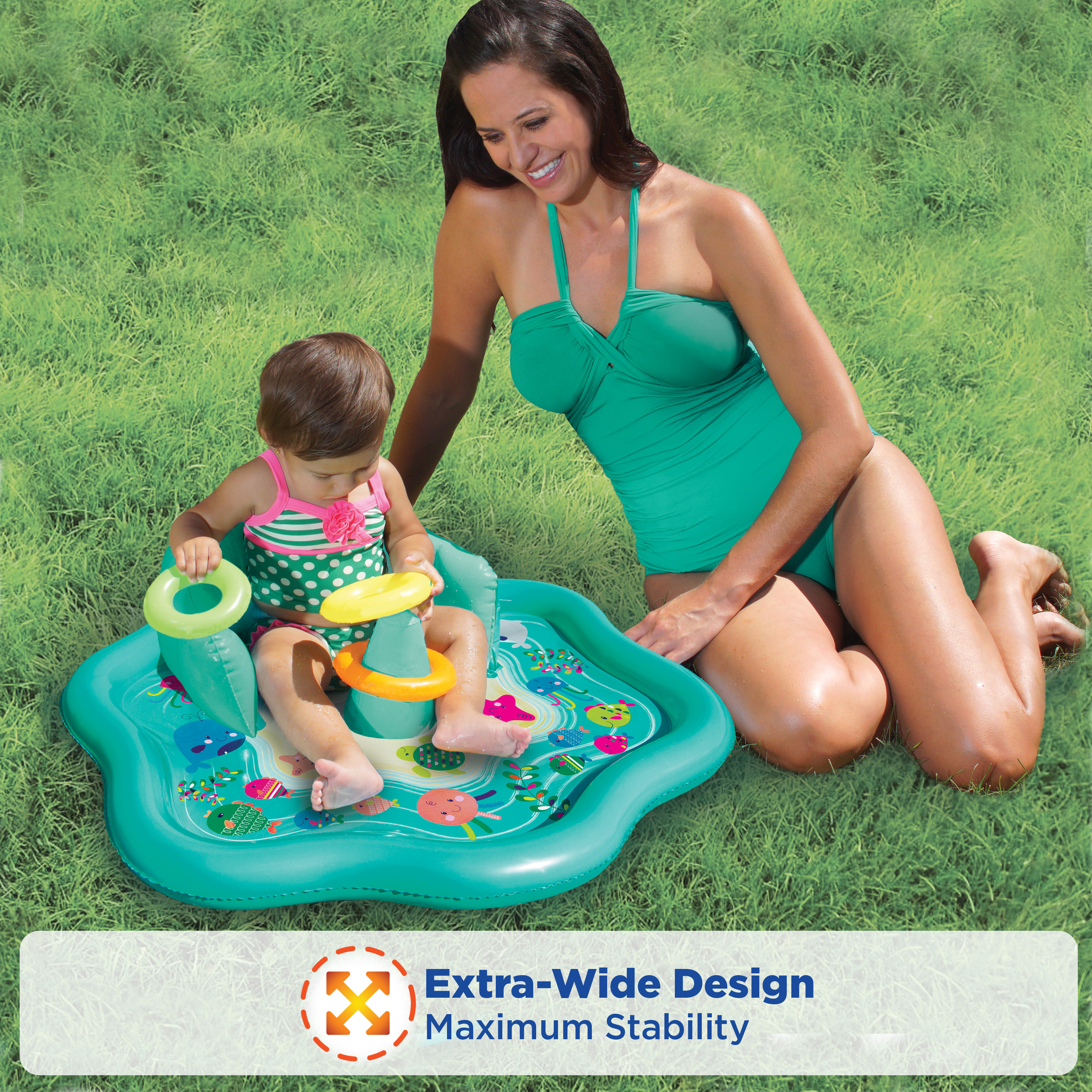 swim school splash mat