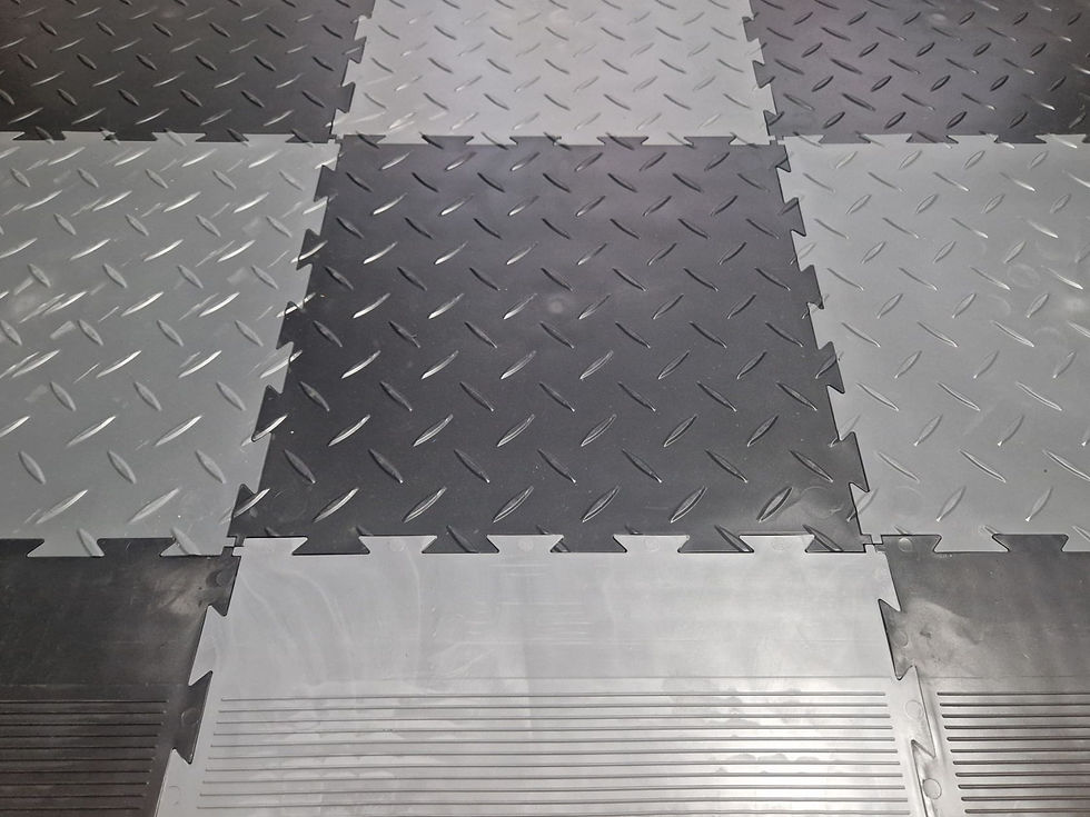 Miniaturbild: PVC Fliesen - Garagenboden einfach verlegen