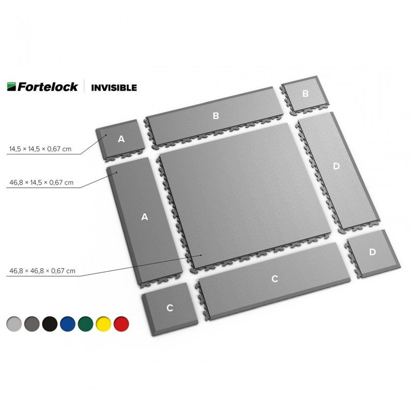 Miniaturbild: Fortelock 2035 Leder-Optik Auffahrrampe Garagenboden