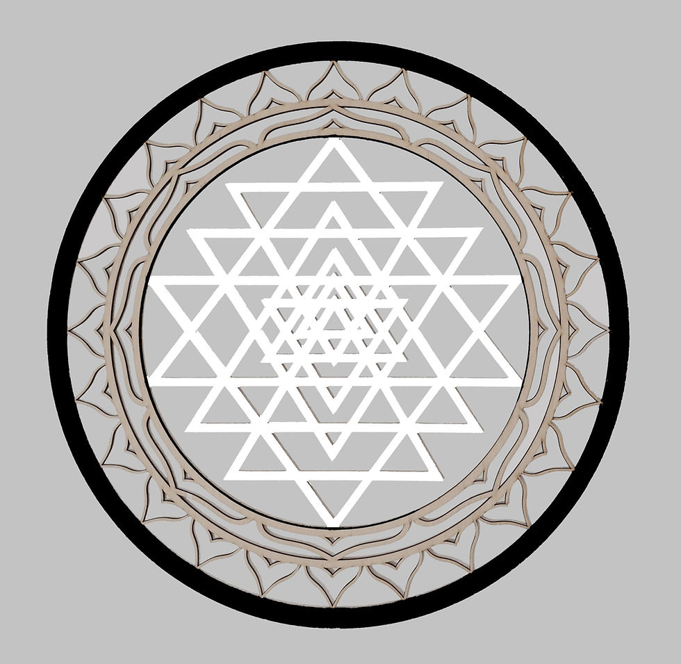Miniaturbild: Sri Yantra Wandbild