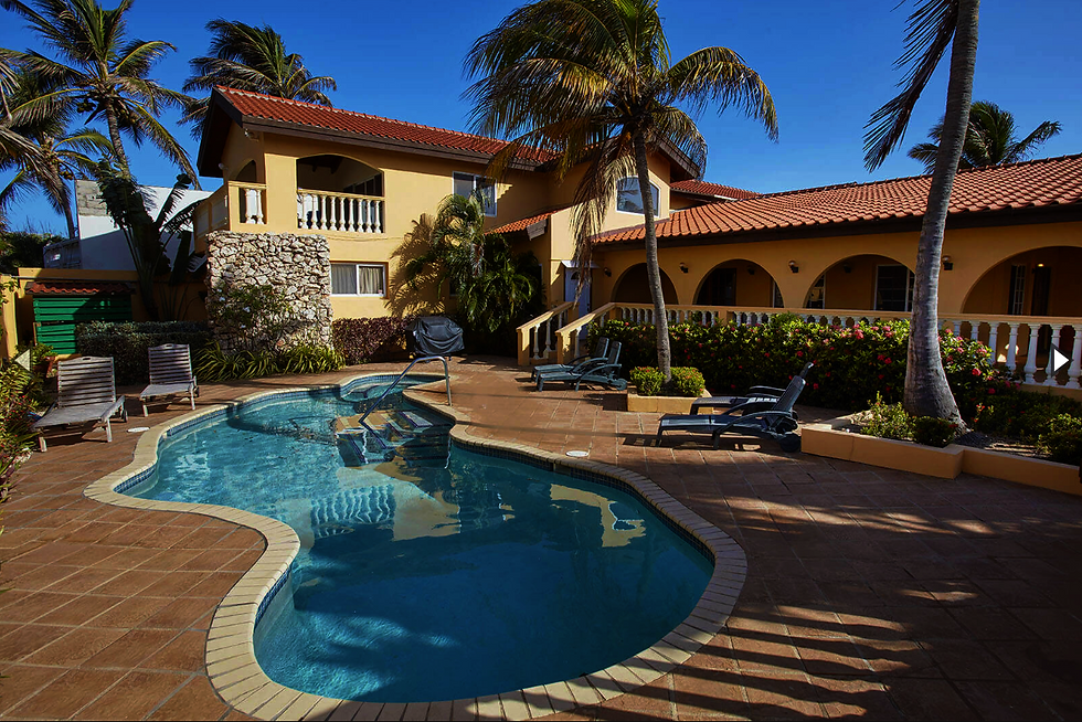 Arashi Sunsets Villa Luxury beachfront villas in Aruba, Caribbean