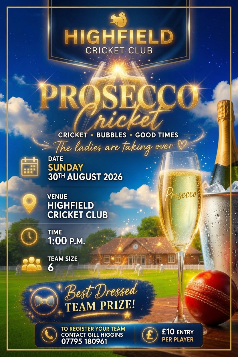 PROSECCO CRICKET