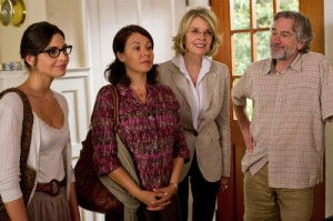 Ana Ayore, Patricia Rae, Diane Keaton and Robert De Niro of The BIG Wedding