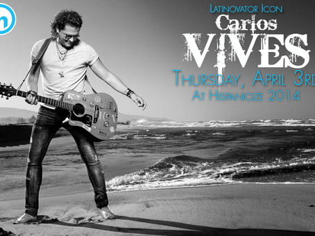 Grammy Winner Carlos Vives is a One of Hispanicize 2014 Latinovators