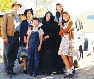 Benito Martinez (Far Left) with Martha Heredia, and Luke