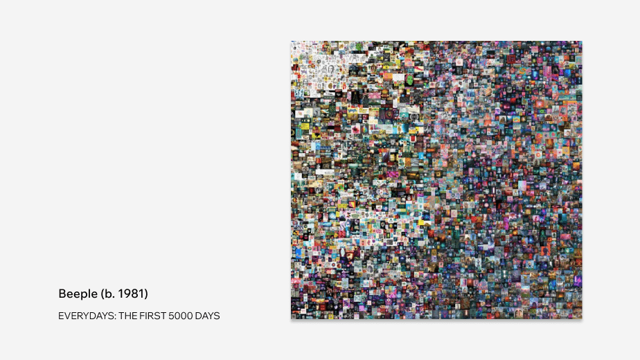 Beebple Everydays, the first 5000 days dijital sanat eseri