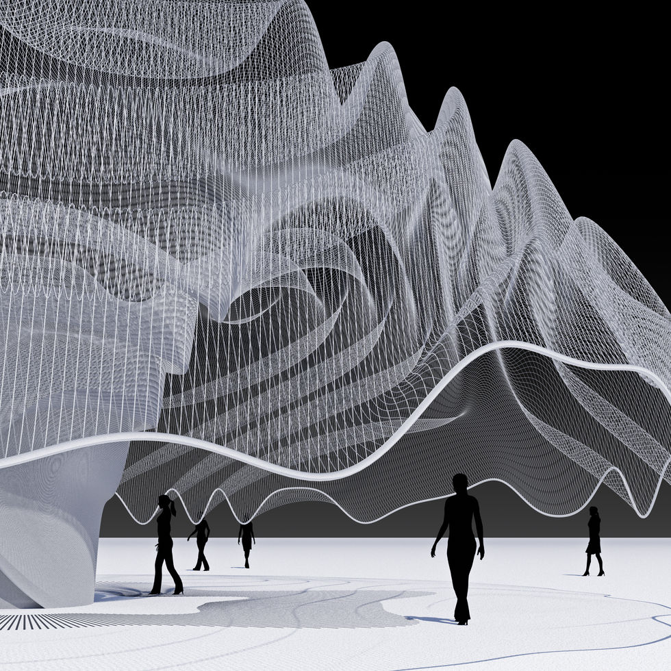 This video tutorial is about making the Umbrella Pavilion using Blender3D Geometry Nodes.