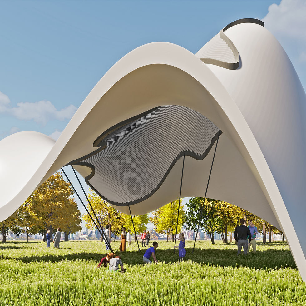 Cutout Shade Pavilion