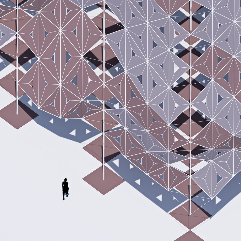 This video is a tutorial about making the Triangle Shade Pavilion using Blender3D Geometry Nodes.
