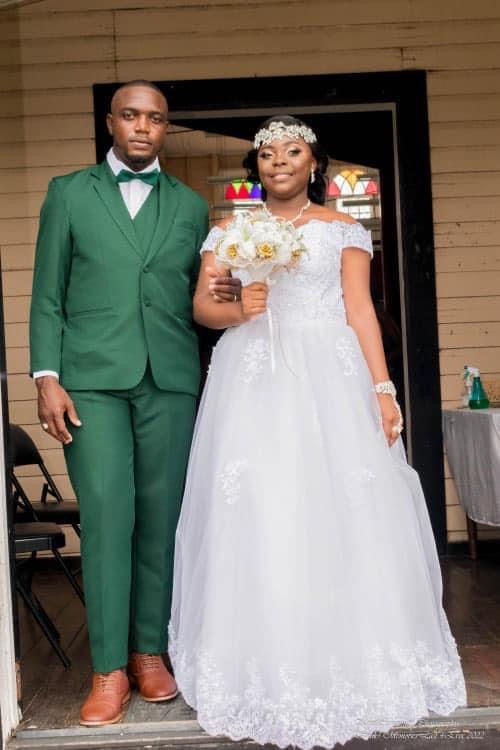 Thumbnail: Off shoulder lace bridal gown
