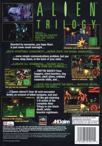 Alien Trilogy Classic Game Junkie