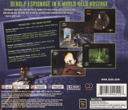 Syphon Filter 2 | Classic Game Junkie Syphon Filter 2 | Classic Game Junkie