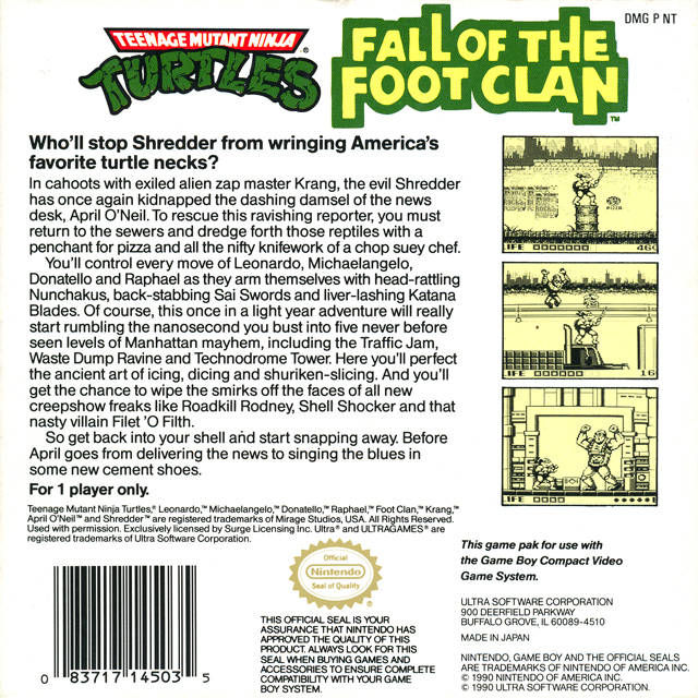 Thumbnail: Teenage Mutant Ninja Turtles Fall of the Foot Clan