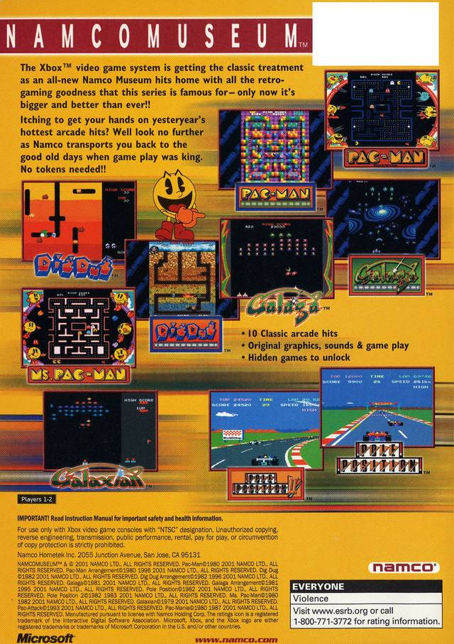 Thumbnail: Namco Museum