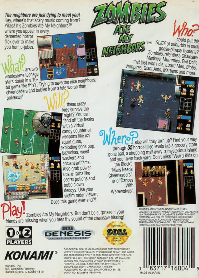 Thumbnail: Zombies Ate My Neighbors