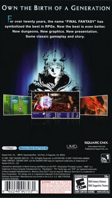 Thumbnail: Final Fantasy