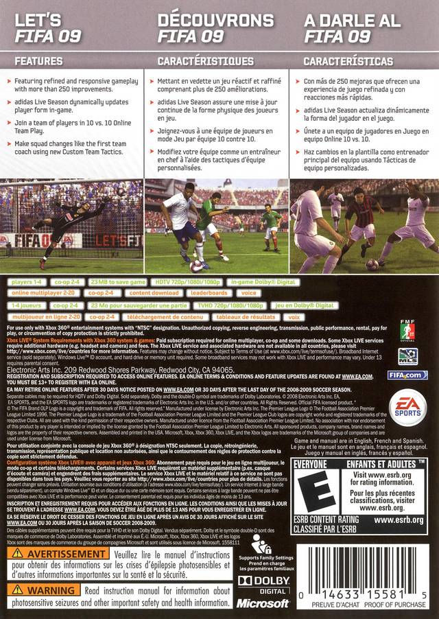 Thumbnail: FIFA Soccer 09