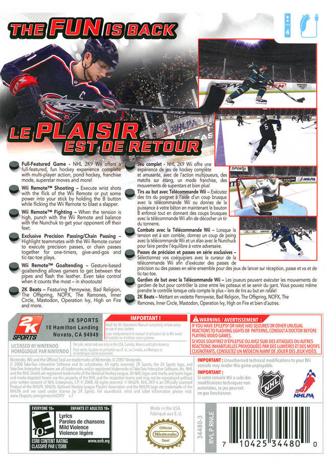 Thumbnail: NHL 2K9