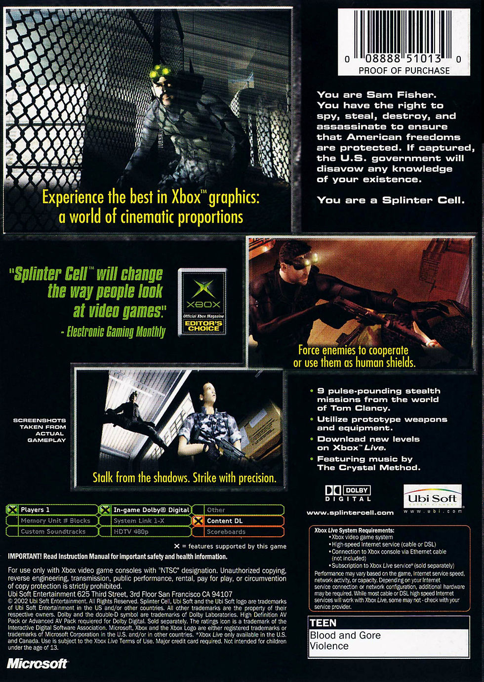 Thumbnail: Tom Clancy's Splinter Cell