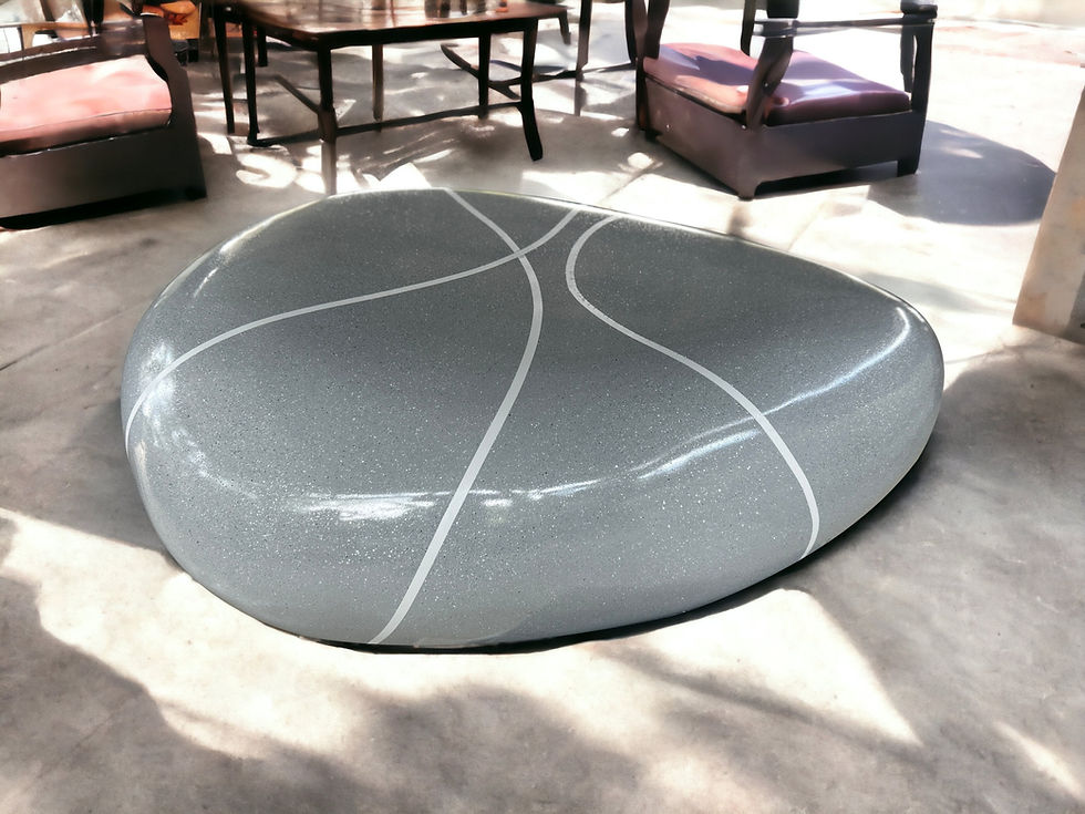 ภาพขนาดย่อ: เก้าอี้นั่งเอาท์ดอร์ 'เดอะร็อค' | Modern Outdoor Seating 'The Rock' Size M