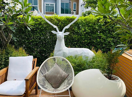 กวางไฟเบอร์กลาส บ้านฟ้าปิยรมย์ กวางไฟเบอร์กลาส กวางตกแต่งบ้านและสวน