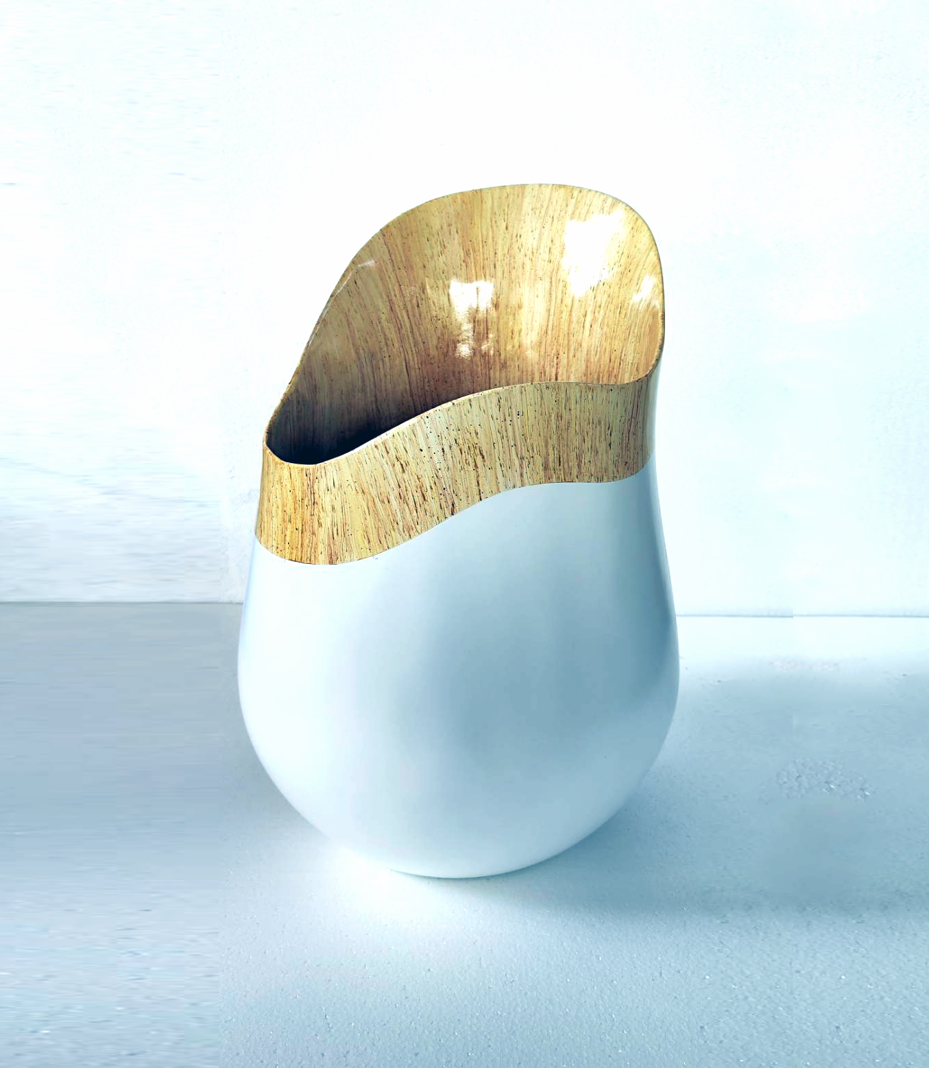 กระถางปลูกต้นไม้ไฟเบอร์กลาส ทรงมินิมอล Minimal shape Fiberglass Planters