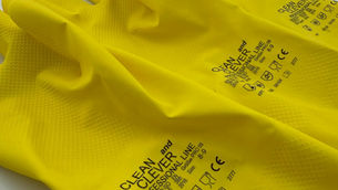 Comparison table of PIJ, CIJ and hot melt ink printing systems for rubber gloves