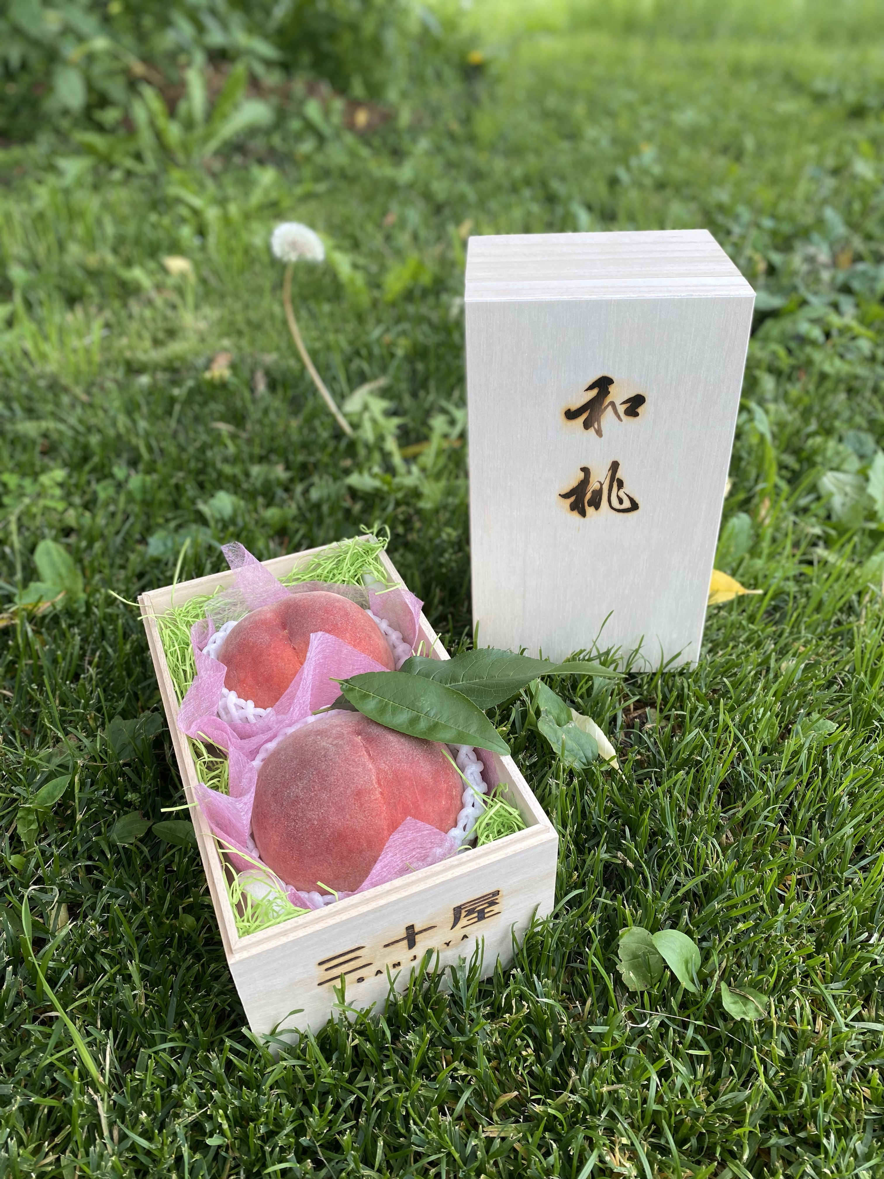 和桃(2個桐箱入)