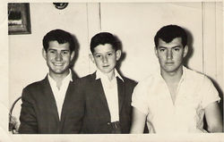 The three Katz boys, Bram, Sammy and Mickey