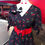 Miniature : Robe swing cerise pin-up rétro rockabilly