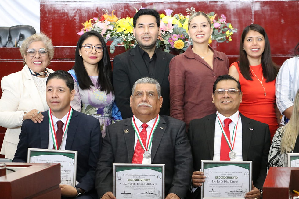 ENTREGA CONGRESO DE MORELOS EL PREMIO ESTATAL DE ABOGADOS “ANTONIO DÍAZ SOTO Y GAMA 202