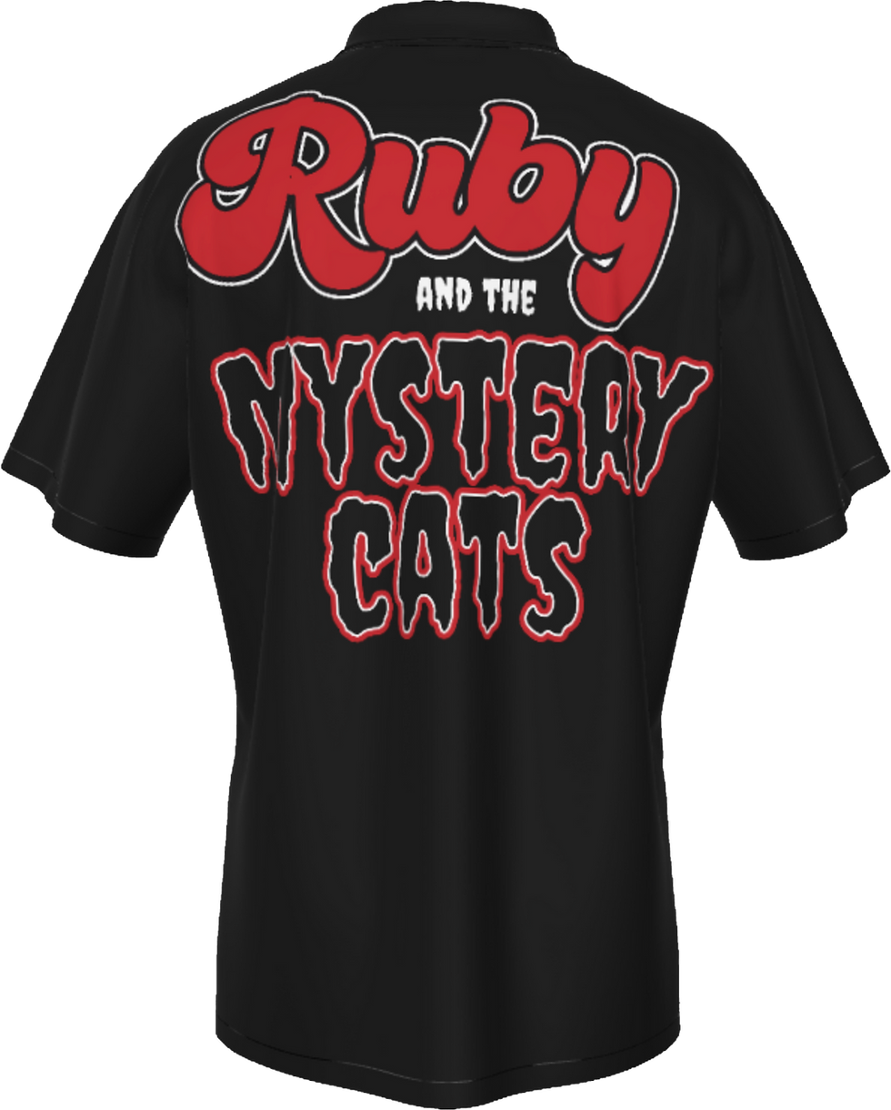Thumbnail: RUBY & MYSTERY CATS HAWAIIAN  / WORK SHIRT