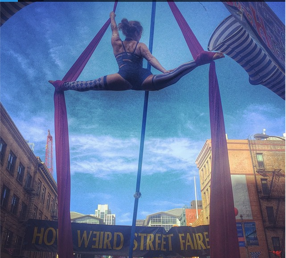 Performing at How Weird Street Faire