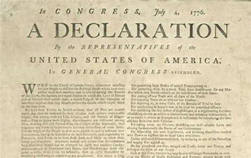 The Declaration of Independence Hope for Survival Preparedness and