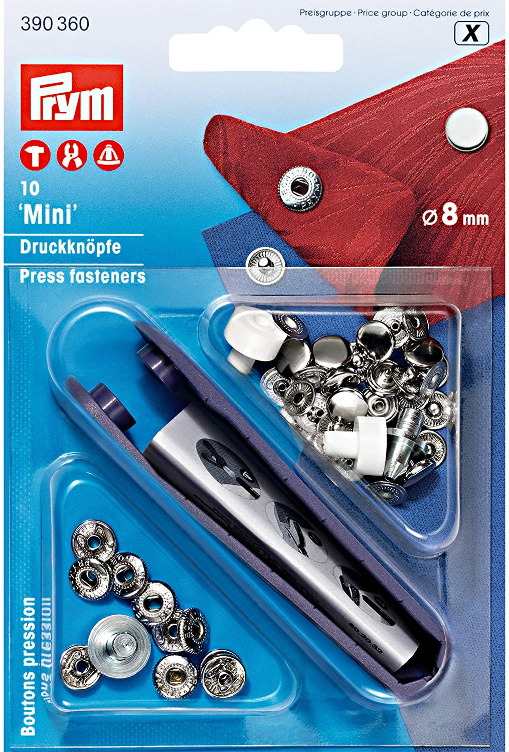 Mini bouton pression - PRYM