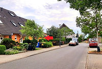 Straßenansicht markiert