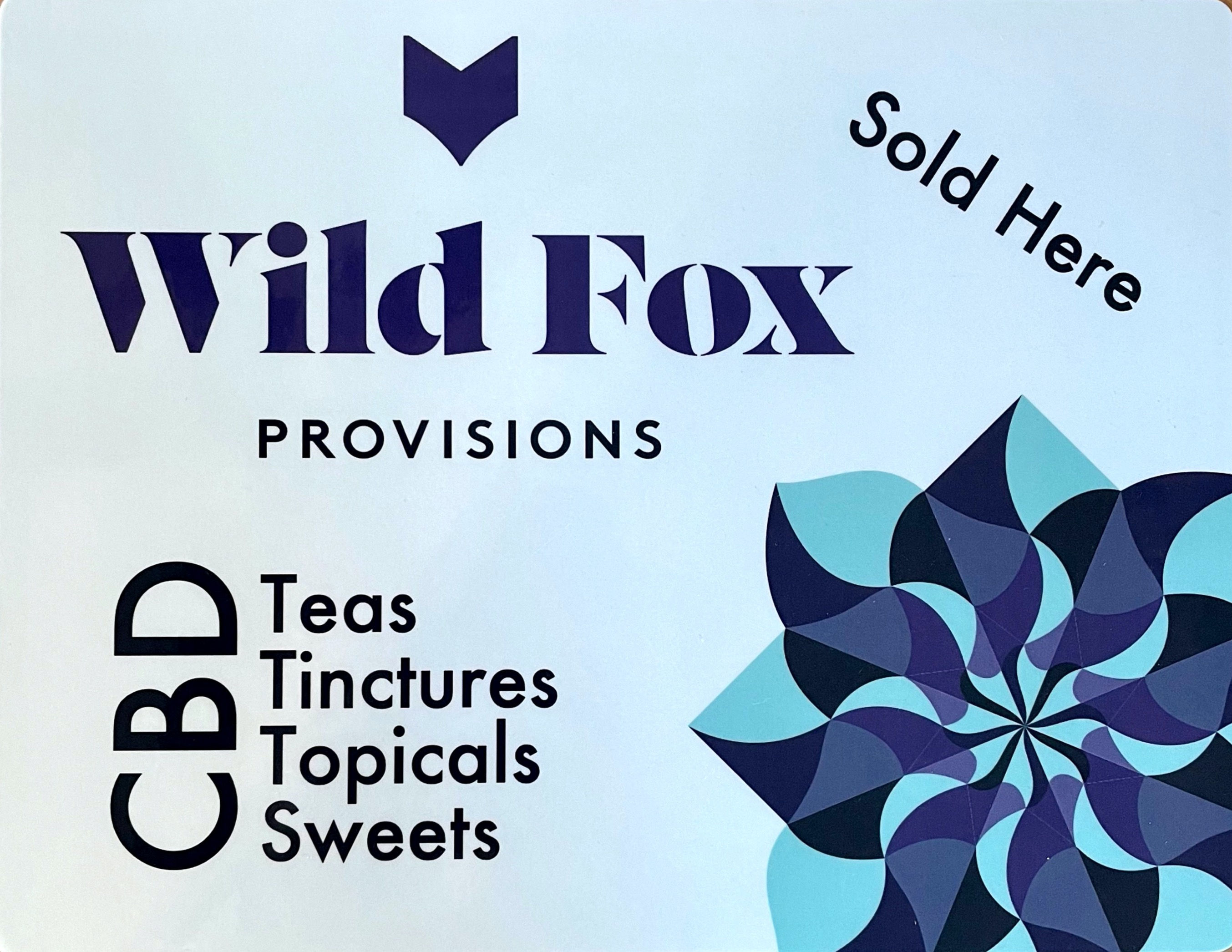 Wild Fox Window Add Sign