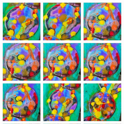 This Poster is titled:
"Square Peg In A Round Hole" and was painted and designed by Artist Jack Keough of artistjackkeough.com