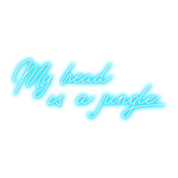 Miniatura: MY HEAD IS A JUNGLE - 100X41CM -