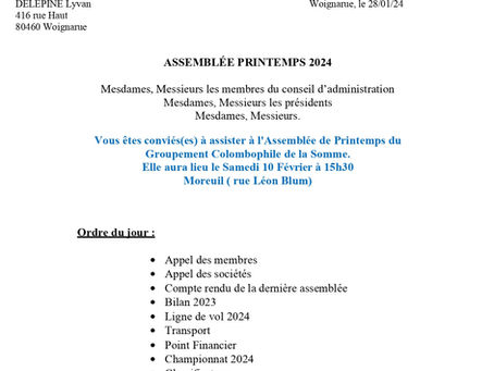 Assemblée de printemps 2024