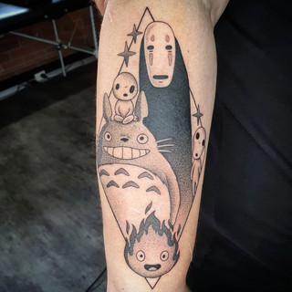 Studio Ghibli tattoo by Siarn Engels