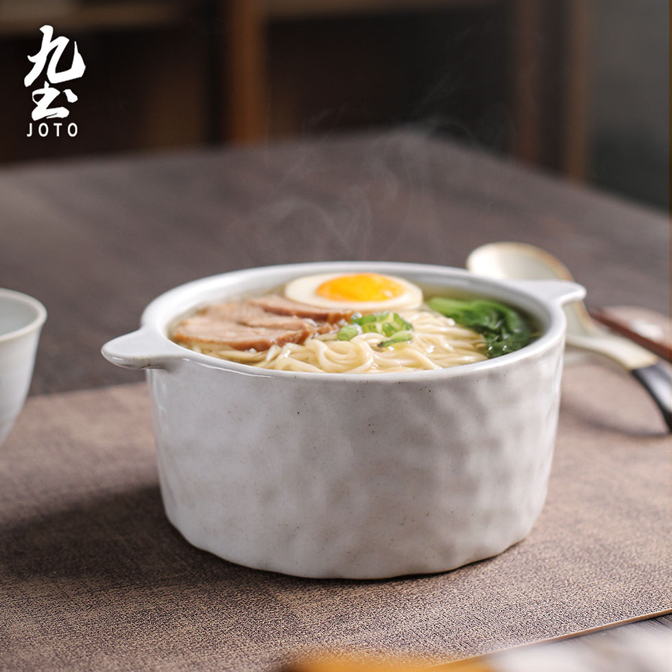 サムネイル： JOTO Handcrafted  Double-handled Bowl  CJR0654