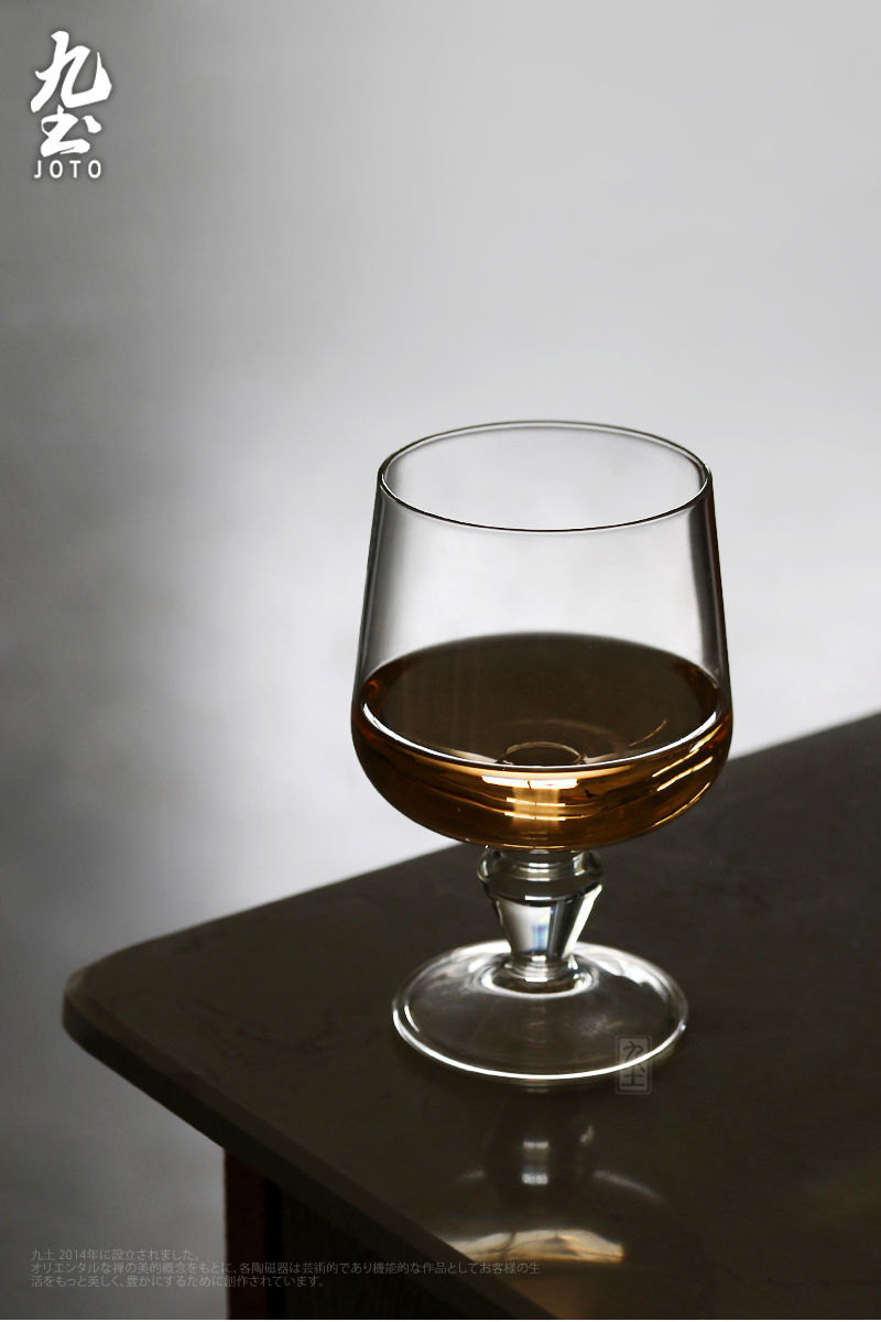 縮圖：JOTO Glass Wine Tumbler  Stylish Stemmed Cup for Juice – Home Use CUPR0612