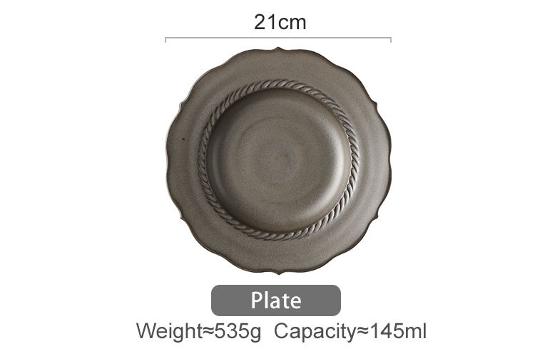 縮圖：Handmade Japanese-style Ceramic Plate CJR0635