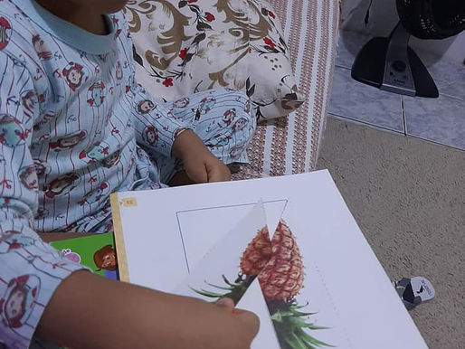 Dedicação total nas tarefinhas