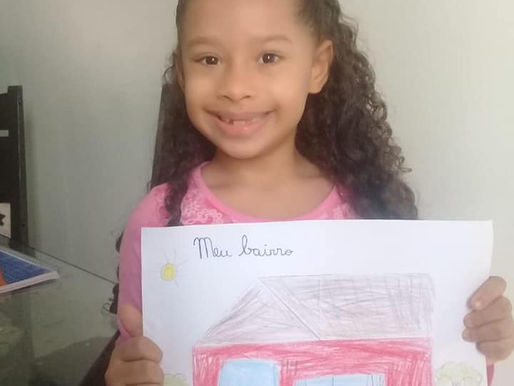 Hoje foi dia de fazer dobradura na aula remota