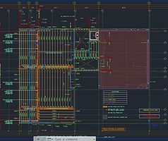 CAD IMAGE OF FLOOR JOIST LAYOUT