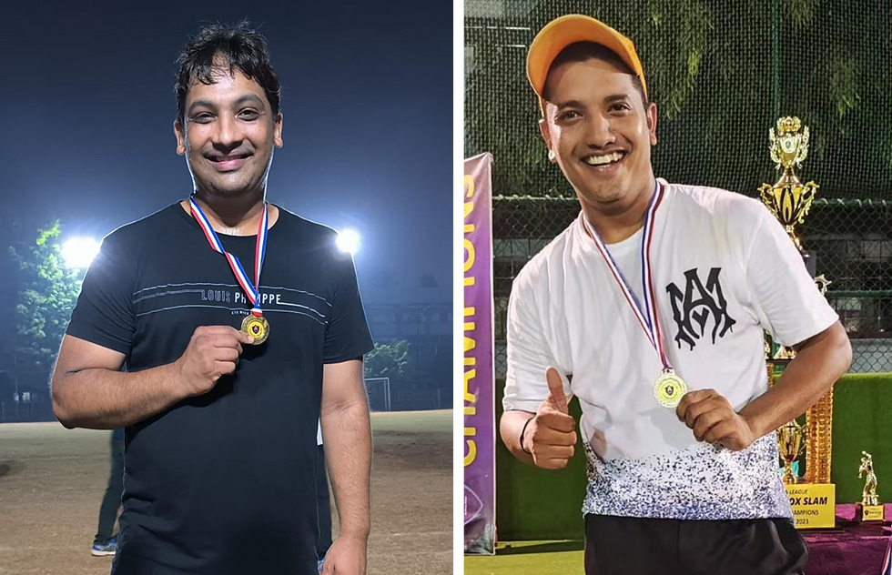 VINAY MALPANI(left), SADIK SAYED